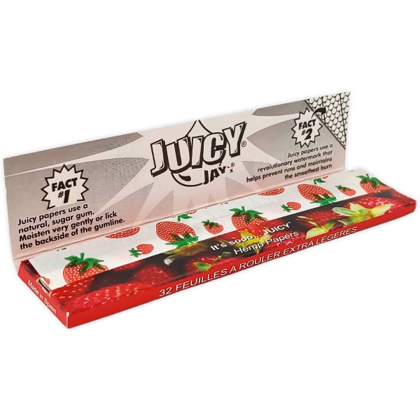 Juicy Jay´s Strawberry King Size Slim 32 Blatt Longpaper 2